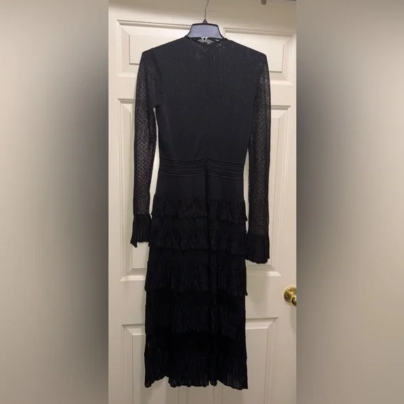 Lela Rose ruffle knit detail Piper Dress, size small, NWT - Picture 6 of 14